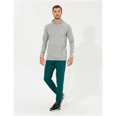 Açık Gri Melanj Regular Fit Sweatshirt