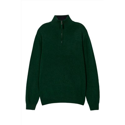 Jersey de lana Verde oscuro