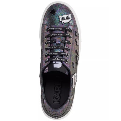 KARL LAGERFELD PARIS Cate Pins Lace Up Sneakers