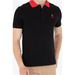 Erkek Siyah Polo Yaka Tişört