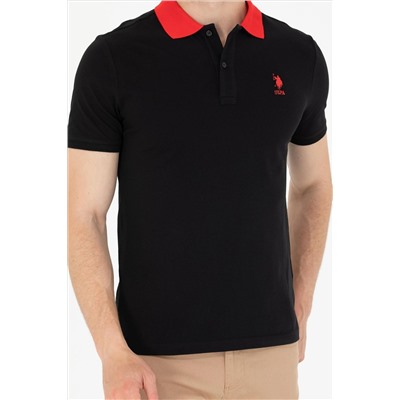 Erkek Siyah Polo Yaka Tişört