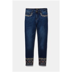 Pantalón vaquero skinny exótico