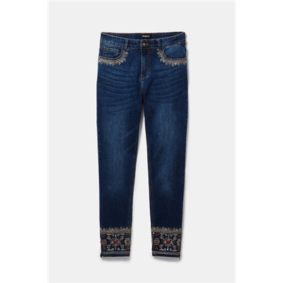 Pantalón vaquero skinny exótico