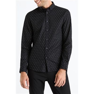 Camisa slim fit - Negro