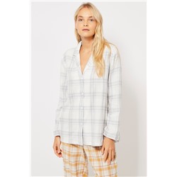 Camisa Blanco y azul claro
