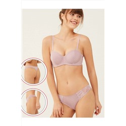 U.S. Polo Assn. Lotus Straplez Sütyen String Takım 66292
