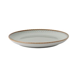 Тарелка закусочная, 20 см, керамика, серо-бежевая, Серые ромбы, Mandala, 63234