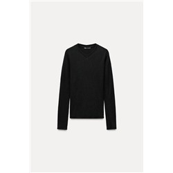 Женский пуловер с классным составом из смесовой шерсти и лиоцелла ZAR*A ОРИГИНАЛ!