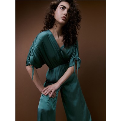 Jumpsuit aus Satin