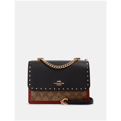 Klare Crossbody In Signature Canvas With Rivets