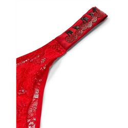 VERY SEXY Crotchless Shine Strap Lace Brazilian Panty