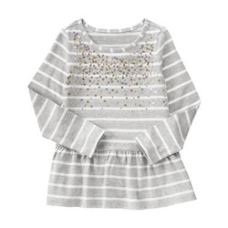 Sequin Peplum Tunic