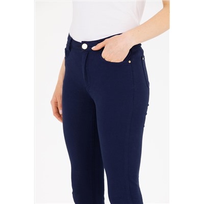 Kadın Lacivert Toothpick Fit Pantolon