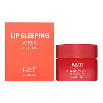 Jigott Lip Sleeping Mask [PROPOLIS] Ночная маска для губ с прополисом  20г