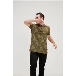 Bad Bear, Erkek Haki Polo Yaka Tişört Raddle Pıque Polo