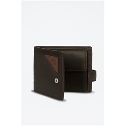 Cartera de piel Striking Marrón