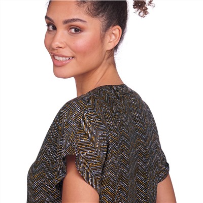 Damen Bluse mit Allover-Print