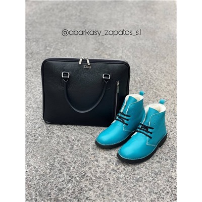 Ab.Zapatos 4619/2 Turquesa+Ab. Z. PELLE · PORTATEL/2 napa (1210) АКЦИЯ