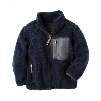 Sherpa Zip-Up Jacket