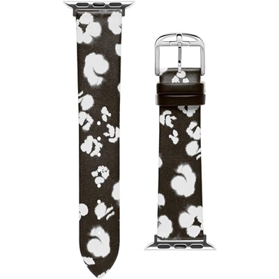 Ted Baker  Floral Print Leather smartwatch band compatible with Apple watch strap 38mm, 40mm