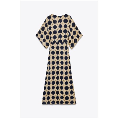 PRINTED KAFTAN DRESS