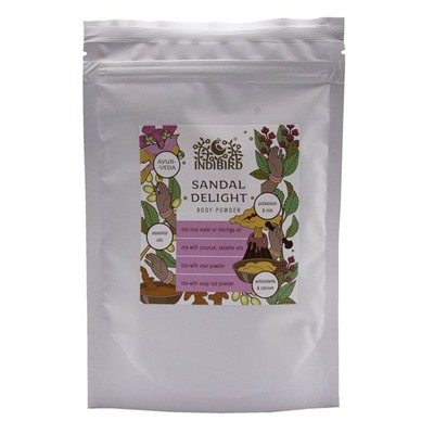 INDIBIRD Sandal Delight Powder Порошок для тела Сандаловое наслаждение 50г