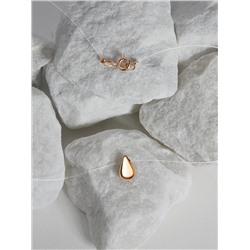 Колье из золочёного серебра (на леске) - Капля 240-20-237-1з