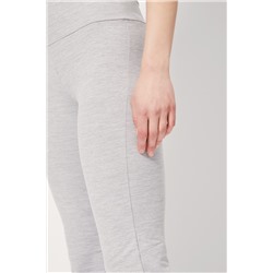 Pantalón recto Gris claro