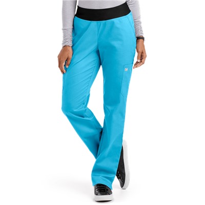 UA Butter-Soft STRETCH Scrubs Women's Yoga Pants with Knit Waistband