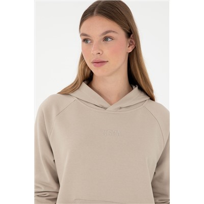 Kadın Taş Kapüşonlu Sweatshirt