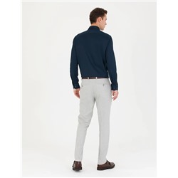 Gri Slim Fit Kumaş Pantolon