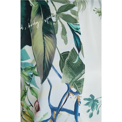 Camiseta bimateria tropical