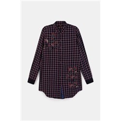 Camisa tartán flores