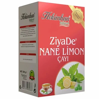 Чай прессованный "Hekimhan" ZiyaDe мята и лимон 150 гр 1/24 коробка