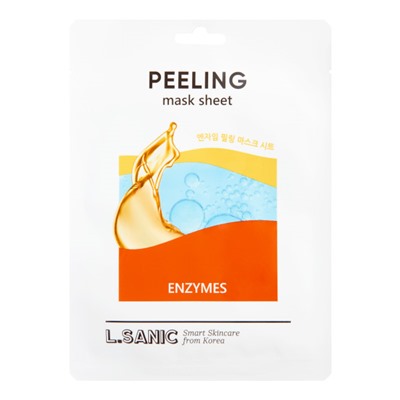 L.SANIC Enzymes Peeling Mask Sheet Обновляющая тканевая маска с энзимами 25мл