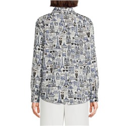 Karl Lagerfeld Paris Whimsical Print Button-Front Shirt