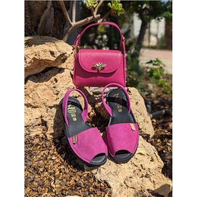 Ab. Zapatos 3106-8 magenta+AB.Z PELLE ABEJA 2 (410) Fuxia АКЦИЯ
