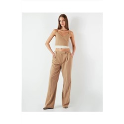 İpekyolWide leg fit pileli pantolon
