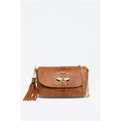 Bandolera de piel Amblar Camel - Firenze Artegiani