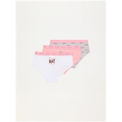 PACK OF 3 PAIRS OF BARBIE™ PRINT BRIEFS