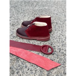 Ab. Zapatos 4535 Burdeos+Ab.Z cinturón 130 napa Burdeos АКЦИЯ