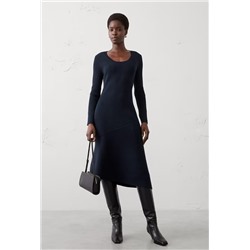 Asymmetrical Midi Dress