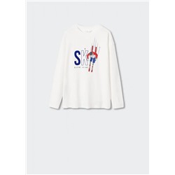 Camiseta estampada algodón -  Niño | MANGO OUTLET España