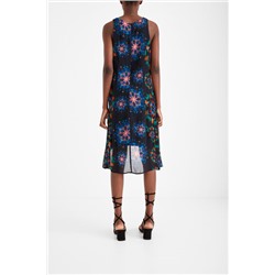 Vestido estampado galáctico