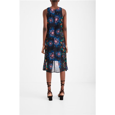 Vestido estampado galáctico