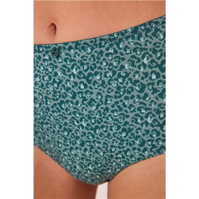 Braga alta clásica microfibra animal print