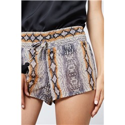 Short Snake Crudo y gris
