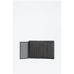 Cartera de piel Chief Gris oscuro