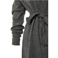 Antrasit Oversize/Bol Kesim Triko Hırka TBBAW23AV00017