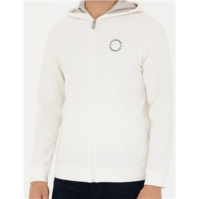 Ekru Regular Fit Örme Hırka